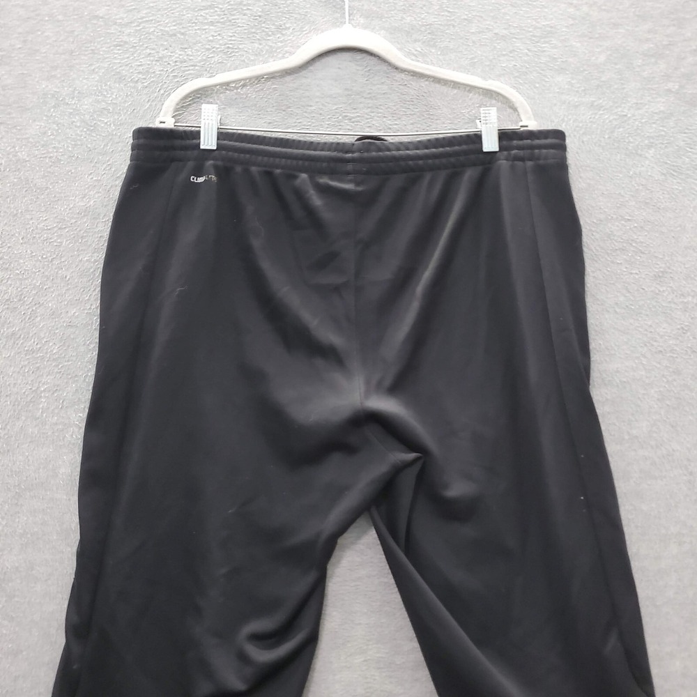Adidas Men Activewear Pants XL Black Sweatpants Logo Climalite Drawstring - Picture 8 of 12